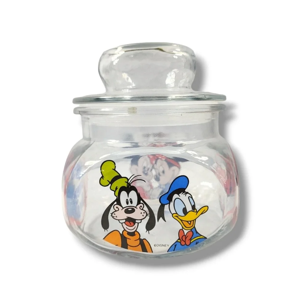 Disneyland Mickey's Candy Company Candy Jar w/‎ Lid Anchor Hocking USA